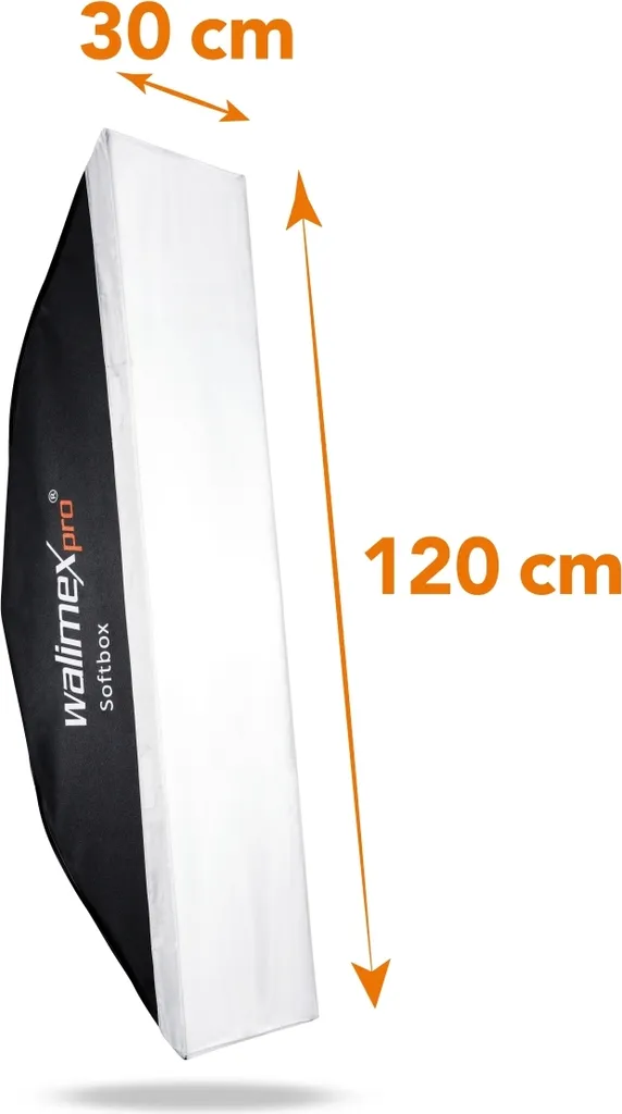 Striplight 30x120cm Walimex pro avec diffuseur pour éclairage doux