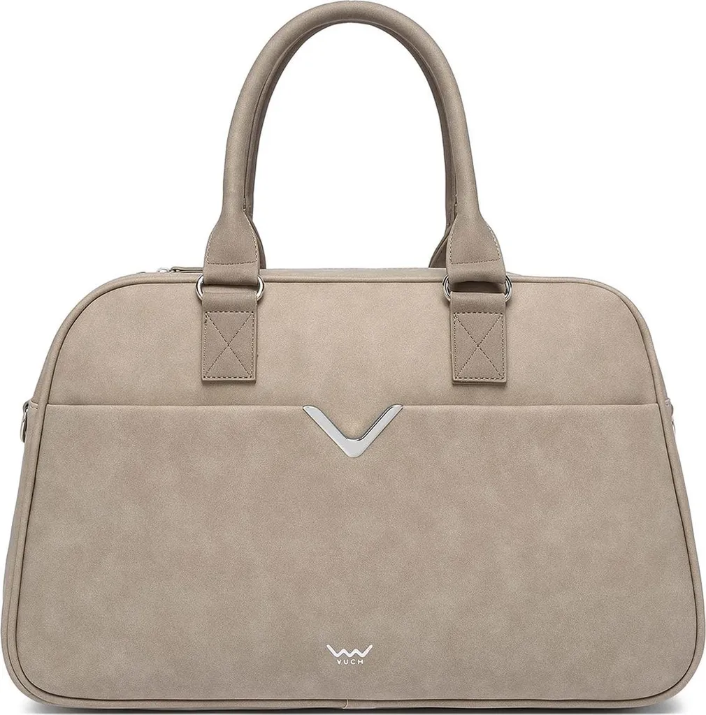 Grand sac weekend femme Vuch Sidsel coloris Cappuccino universel luxe
