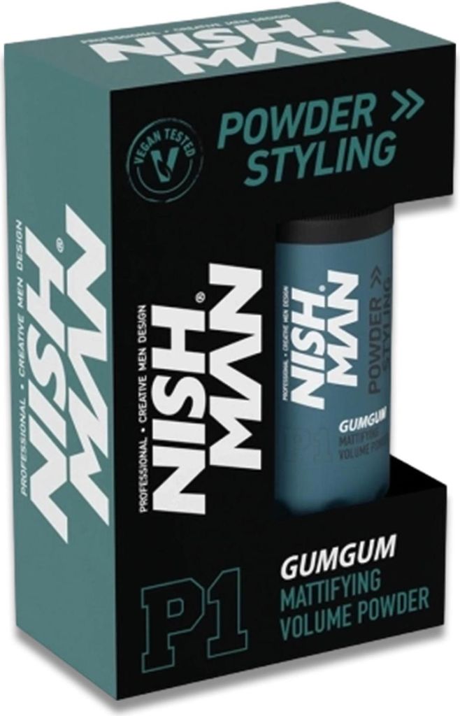 Nishman - P1 GumGum Volume Look Puder - Duftendes Produktbild 
