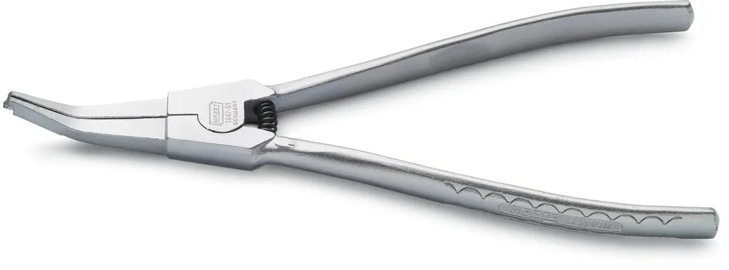 Pince pour circlips Hazet 1847-61 avec pointe coudée à 90° de 160 mm