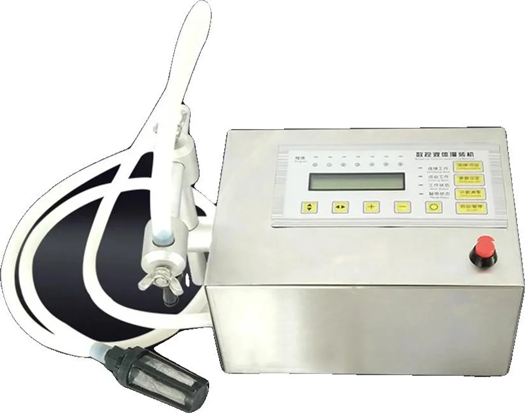 Machine de remplissage numérique automatique inox pour fioles et flacons