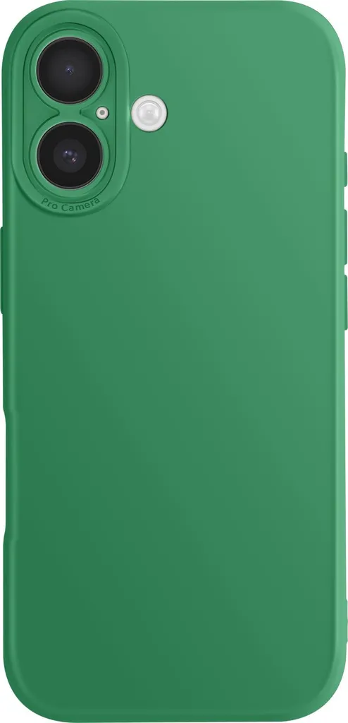 Cover Avizar iPhone 17 Silicone Verde - Protezione Fotocamera Rinforzata