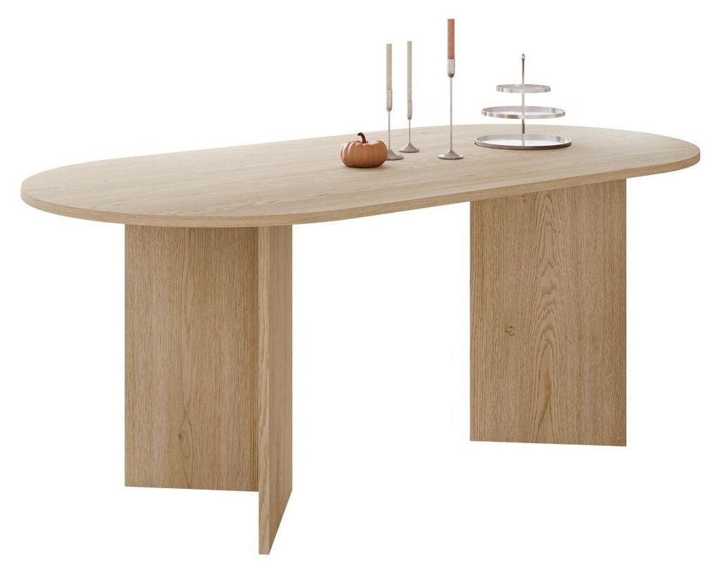 MIRJAN24 Tisch Gelizo 22 mm, Esszimmer Tisch (Farbe: Eiche Cremona)