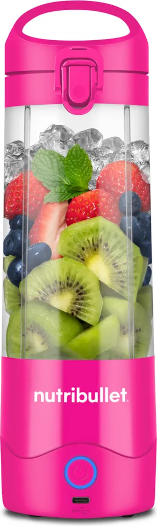 Frullatore Portatile NutriBullet NBP003BP Rosa: Smoothie Ovunque Vuoi - 6