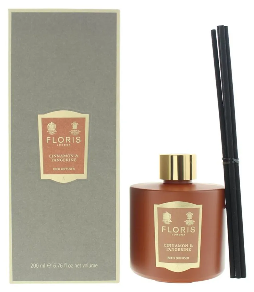 Floris Diffuseur d'arômes Cannelle & Mandarine 200 ml - Parfum Durable
