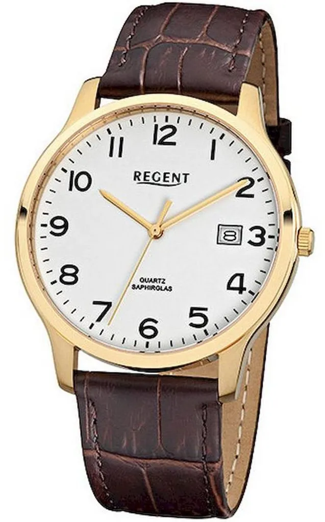 Montre durable Regent F-1026 chronographe homme anti-rayures