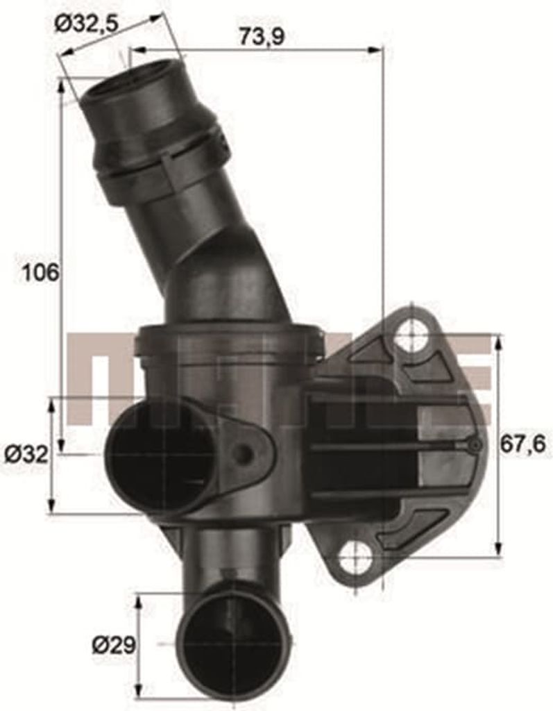 Mahle Thermostat für Audi Seat Skoda VW