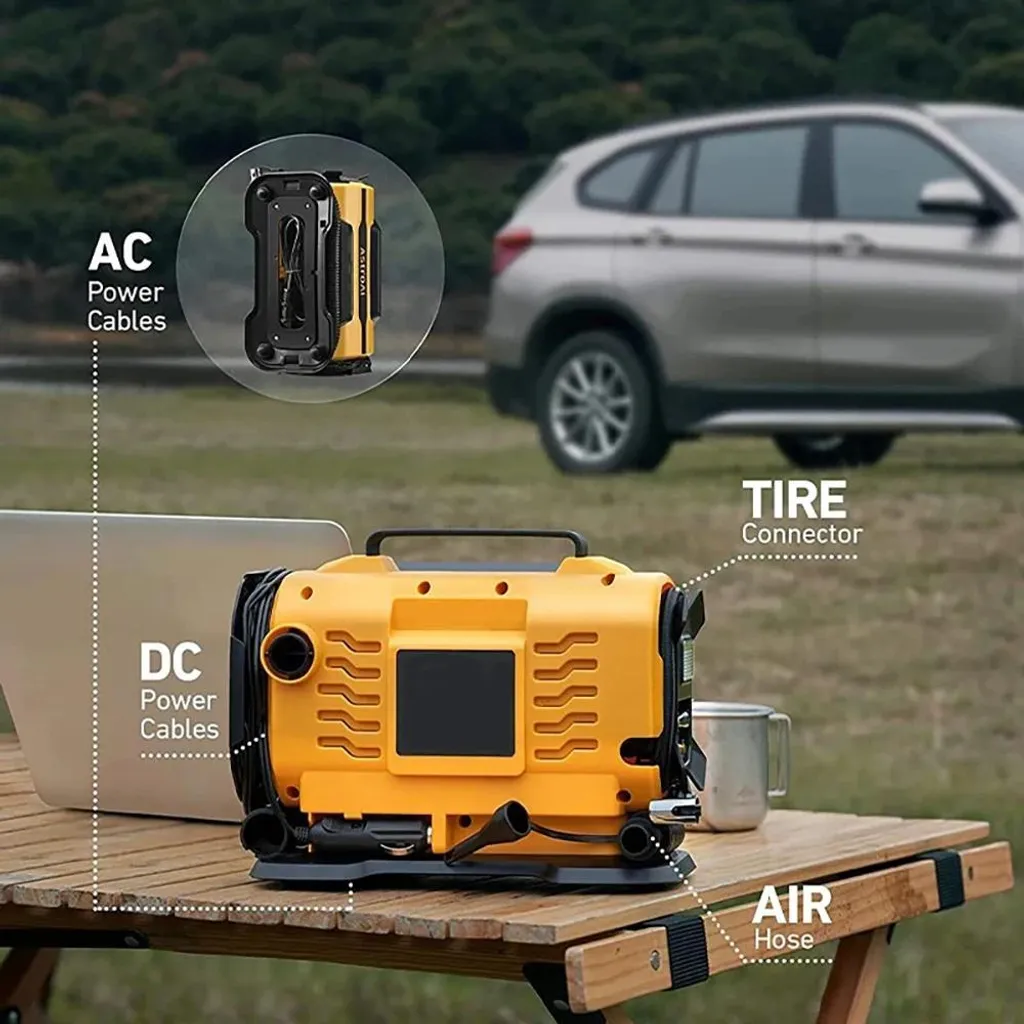 Compresseur d'air haute performance jaune polyvalent modèle HP-2026