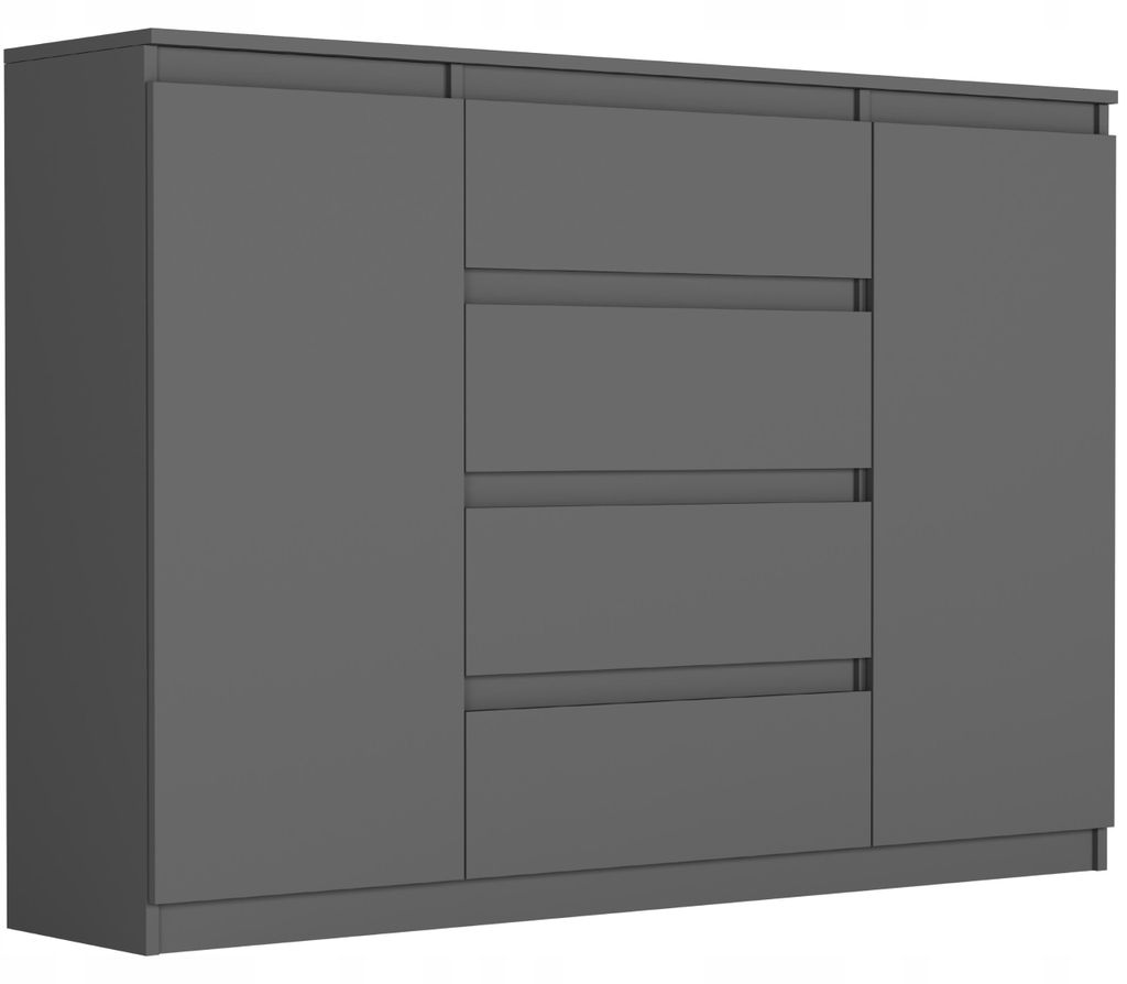 Komoda 140 cm zásuvky dveře skříňka FRAMIRE R-140-S4 Obrázek produktu 