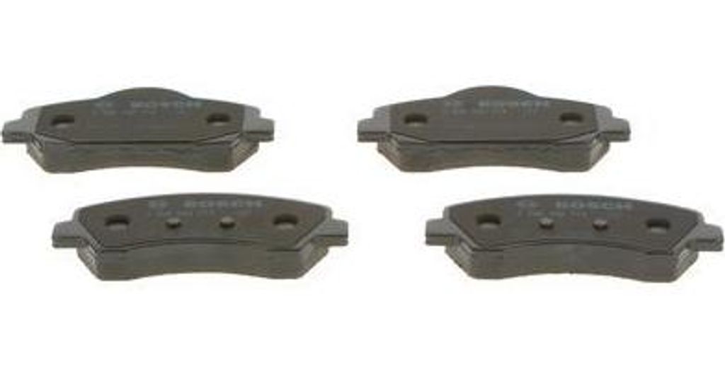 BOSCH 0 986 494 713 Bremsbelagsatz, Scheibenbremse OE 1608691380 kompatibel mit C-Elysee, C4, 301, 308