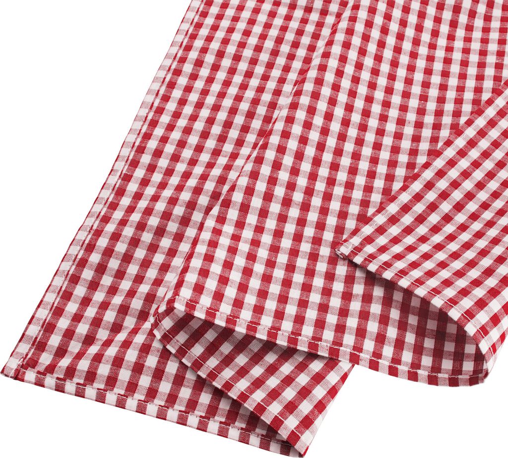 Trachtentuch kariert - rot/weiß Produktbild 3