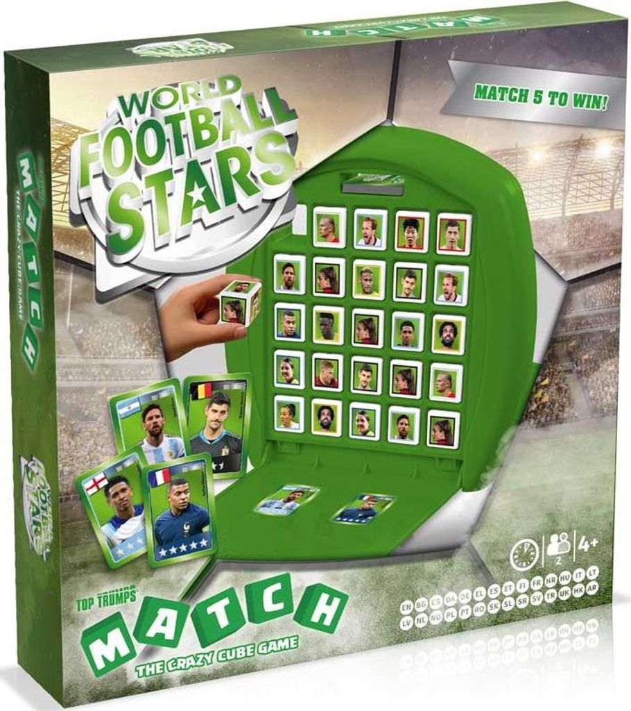 Winning Moves Spiel Top Trumps Match World Football Stars Fußballspiel