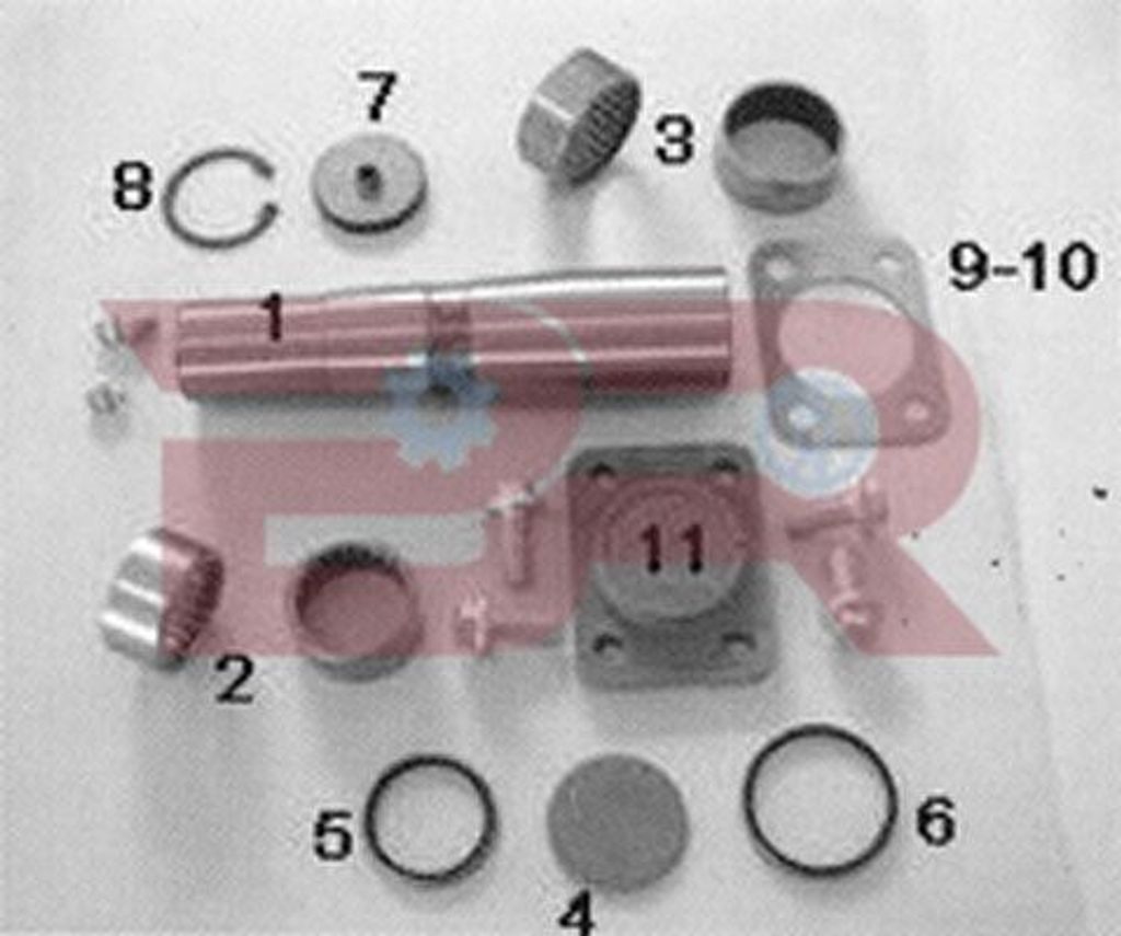BOTTO RICAMBI Reparatursatz Achsschenkelbolzen KITIV027OR für IVECO EUROCARGO I-III 224,5mm