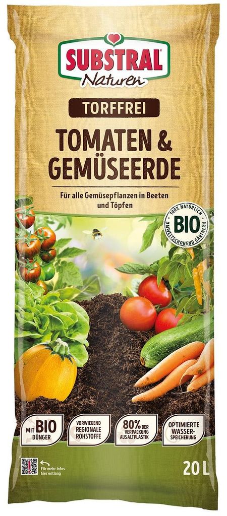 SUBSTRAL® Naturen®  Tomaten & Gemüseerde torffrei - 20 Produktbild 