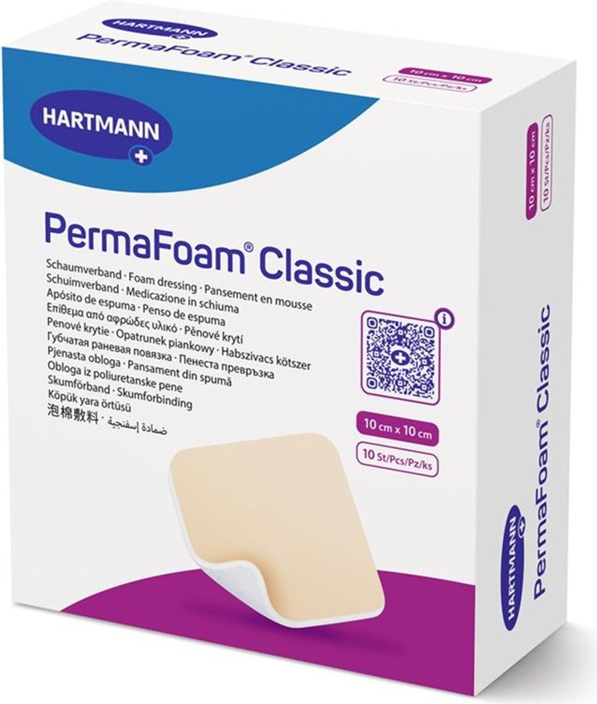 Hartmann PermaFoam Classic 10 x 10 cm P10 | Packung (10 Stück)