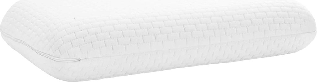 vidaXL Schlafkissen Uni Weiß 50 x 30 x 10 cm Viscoschaum
