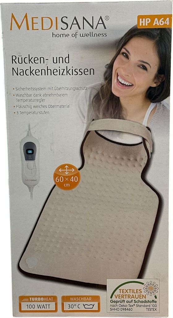 Medisana HP A64 Rücken- und Nackenheizkissen 100W Produktbild 6