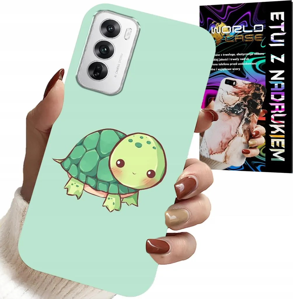 Kit Protezione Oppo Reno12 5G: Cover Tartaruga Junior + Pellicola
