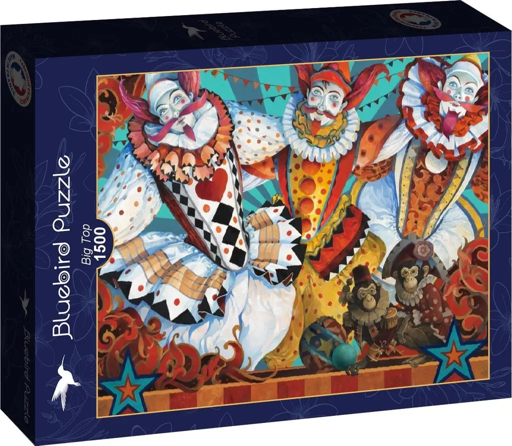 Puzzle 1500 pièces thématique cirque pour activité en famille