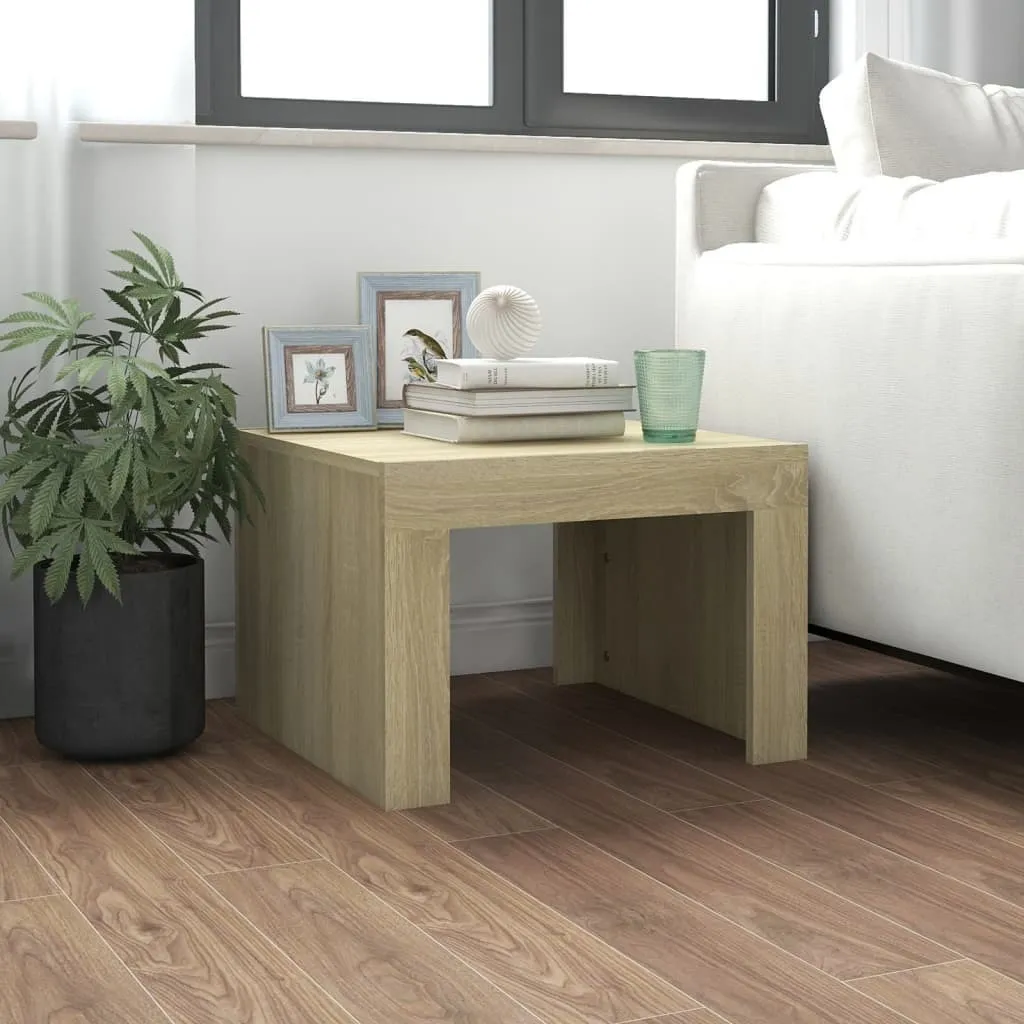 Tavolino Design Rovere Sonoma 50x50x35 cm Maison Exclusive Arredamento