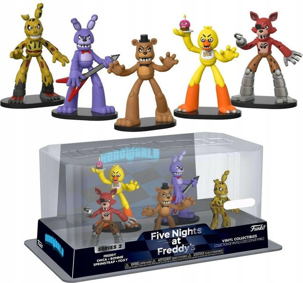 FUNKO Heroworld 5pak FNAF S2 SE figurki 9cm