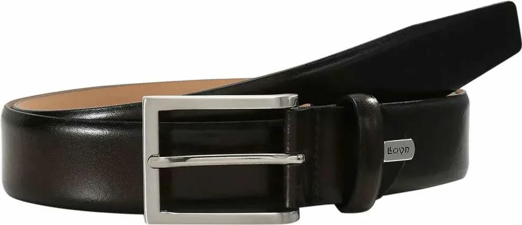 Cintura LLOYD in Pelle Marrone Scuro W90 - Qualità Tedesca per Uomo