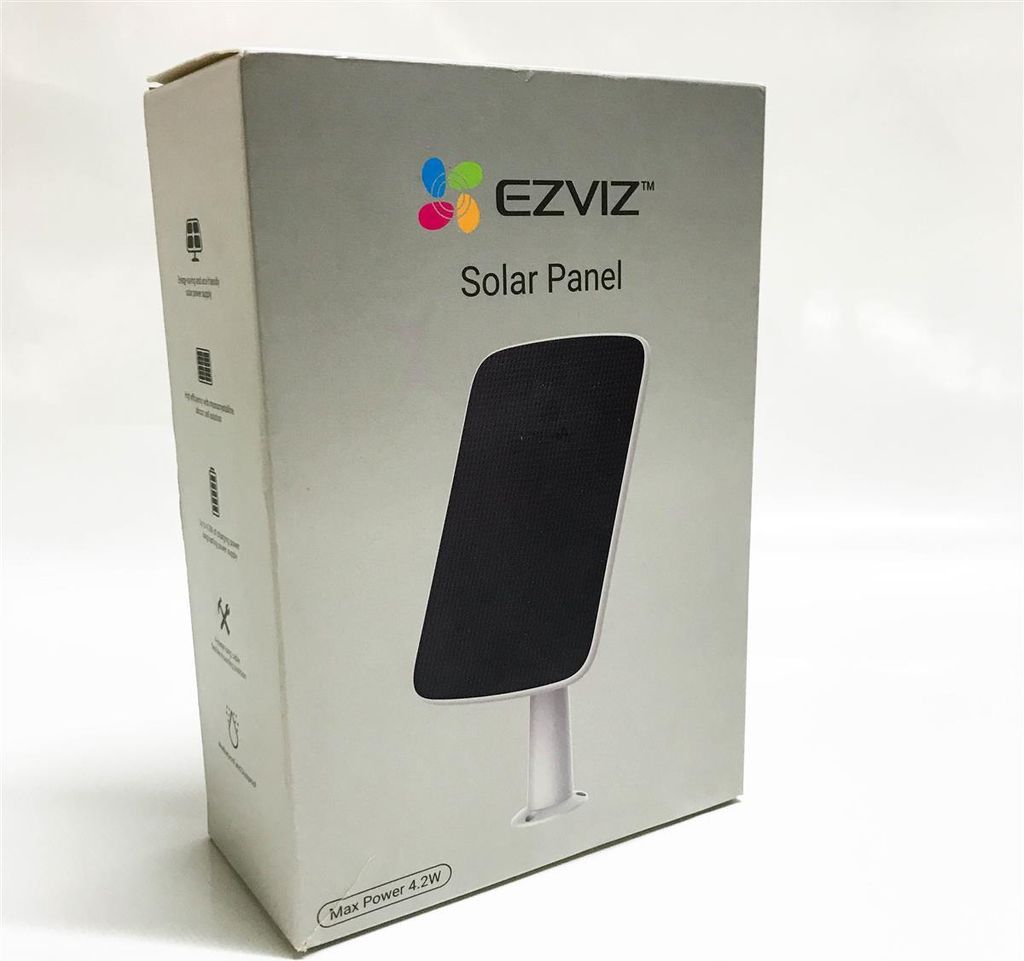 EZVIZ 4,2 Wp Solar Panel  Moll F , für akkubetriebene Kameras, USB Typ C Ansch