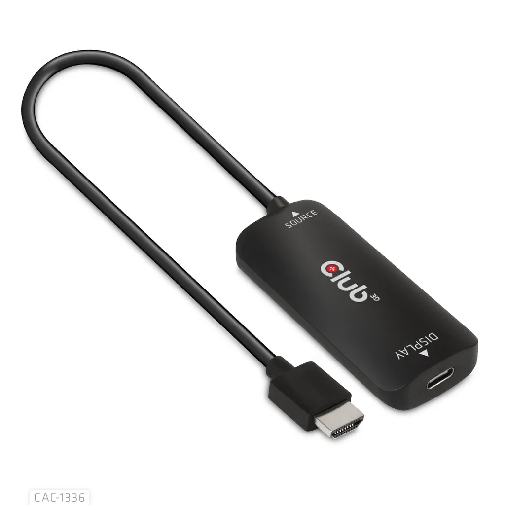 Connecter HDMI sur Écran USB-C 4K120Hz avec cet Adaptateur Actif Club3D