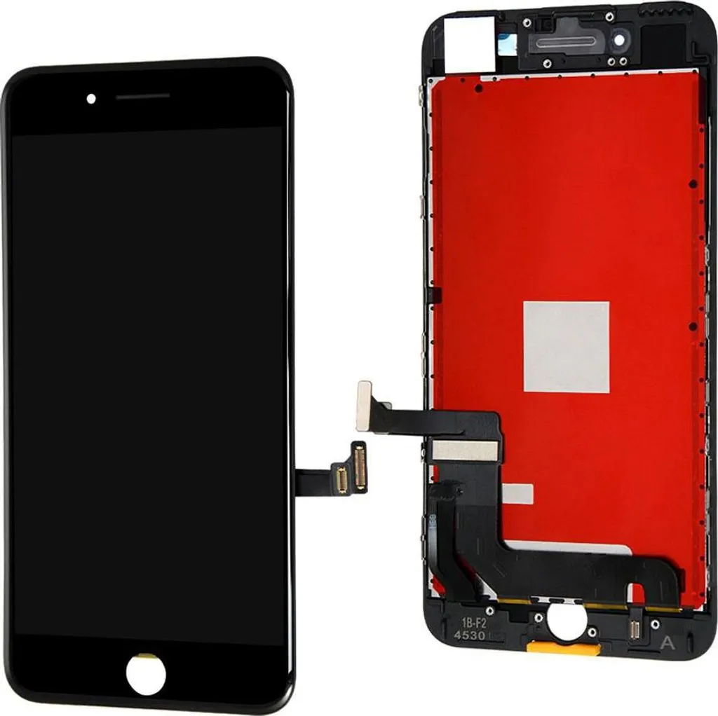 Bloc Écran Complet iPhone 7 Plus Noir avec Dalle LCD AUO et Châssis