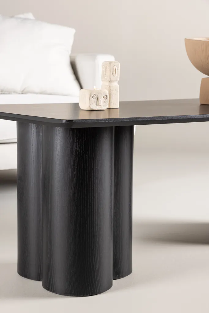 Table basse Olivia Noir Venture Home pour Salon Moderne et Convivial - 8
