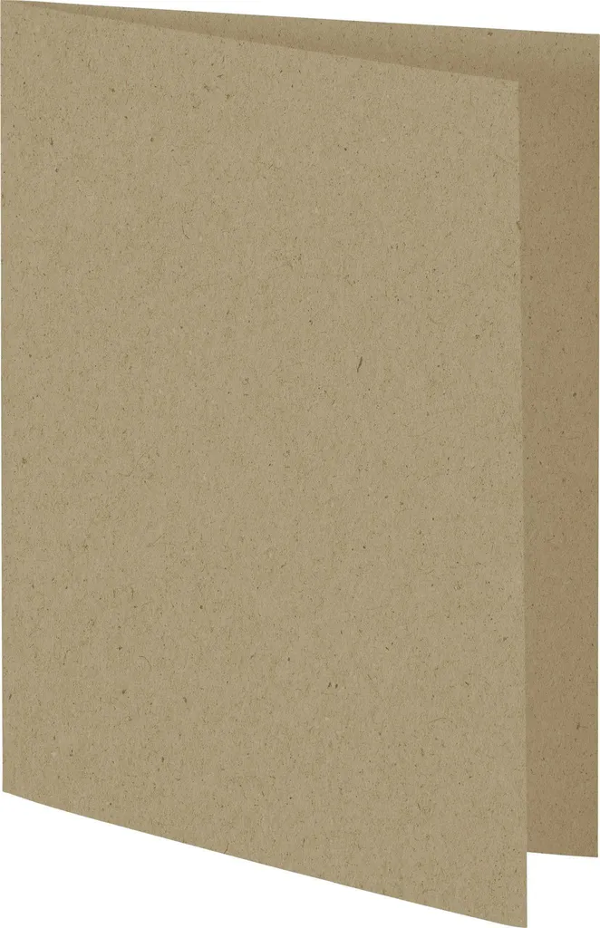 Carte double A5 naturelle pour faire-part de mariage et vœux créatifs
