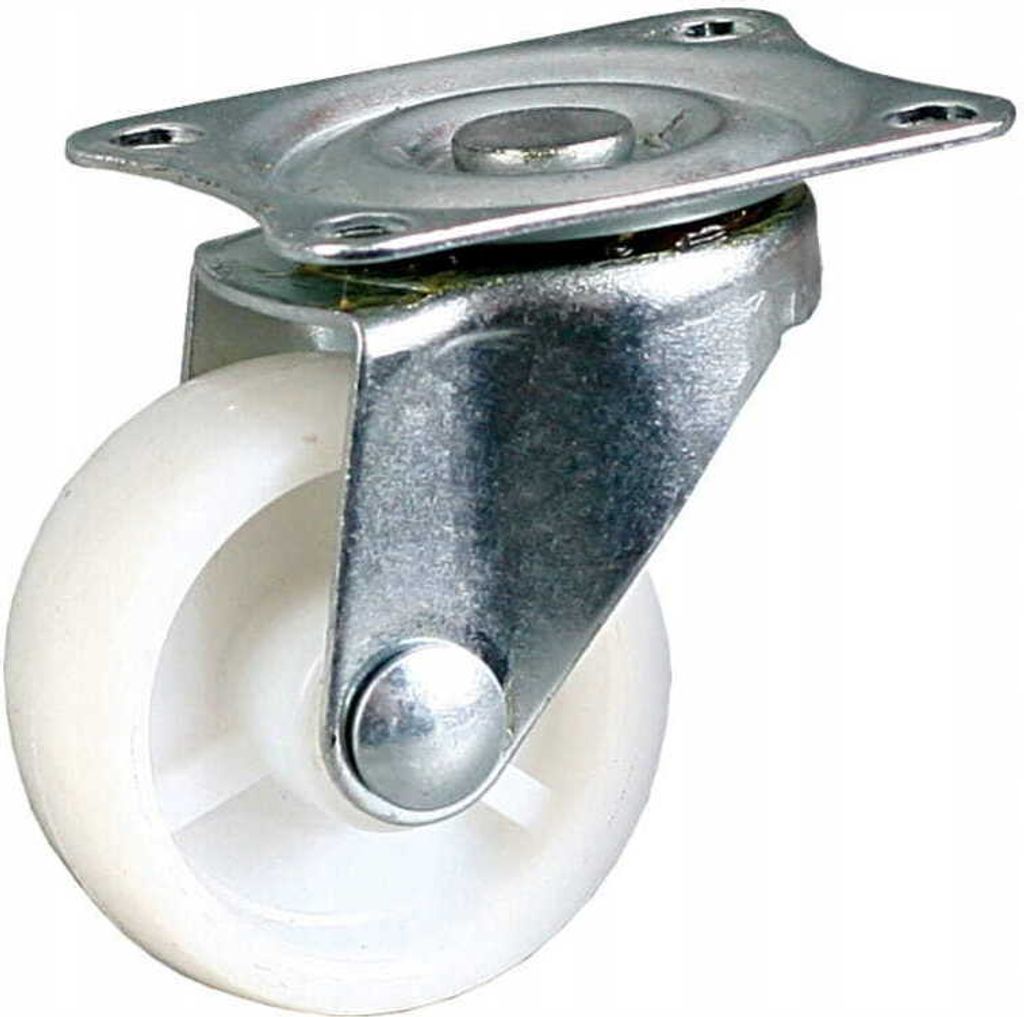 Möbellenkrad, Durchmesser 32 mm, weiß