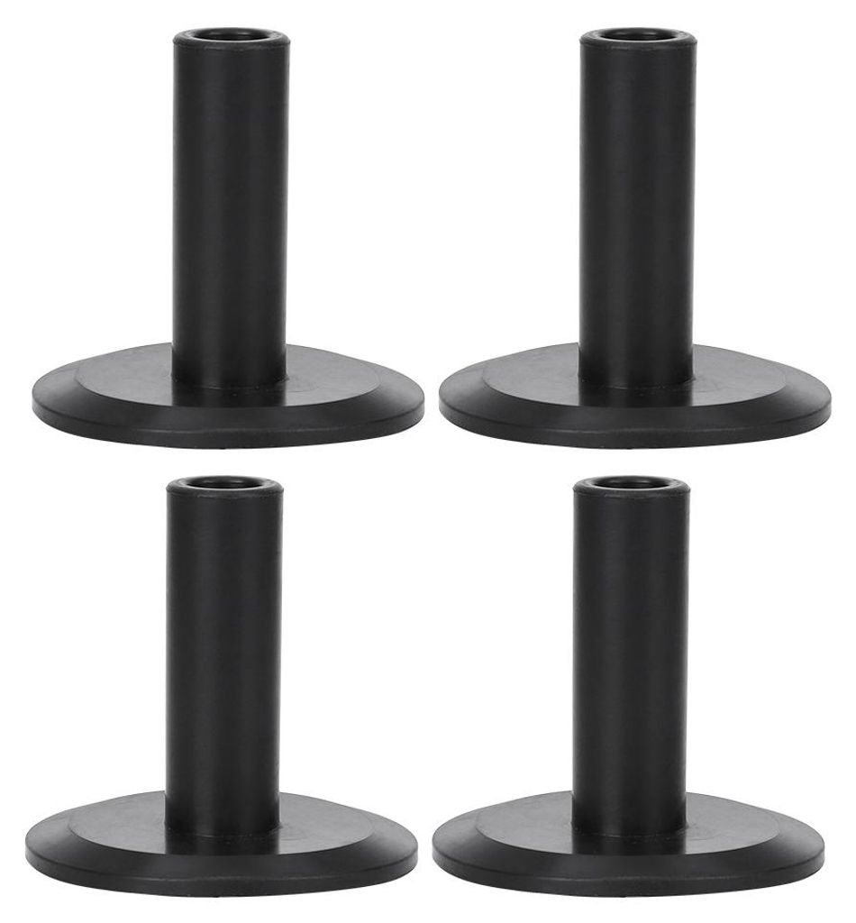 4-teiliges Set hochwertiger PVC-Fahnenmast-Stangenfußhalterungen für den Außenbereich, geeignet für Kajaks, Boote und Kanus
