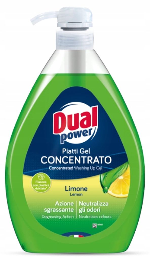 Liquide vaisselle Concentrated Piatti Gel Limone 1 l - Dual Image du produit 