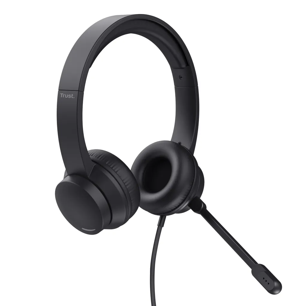 Casque professionnel USB Trust HS-201 micro flexible et arceau réglable - 6