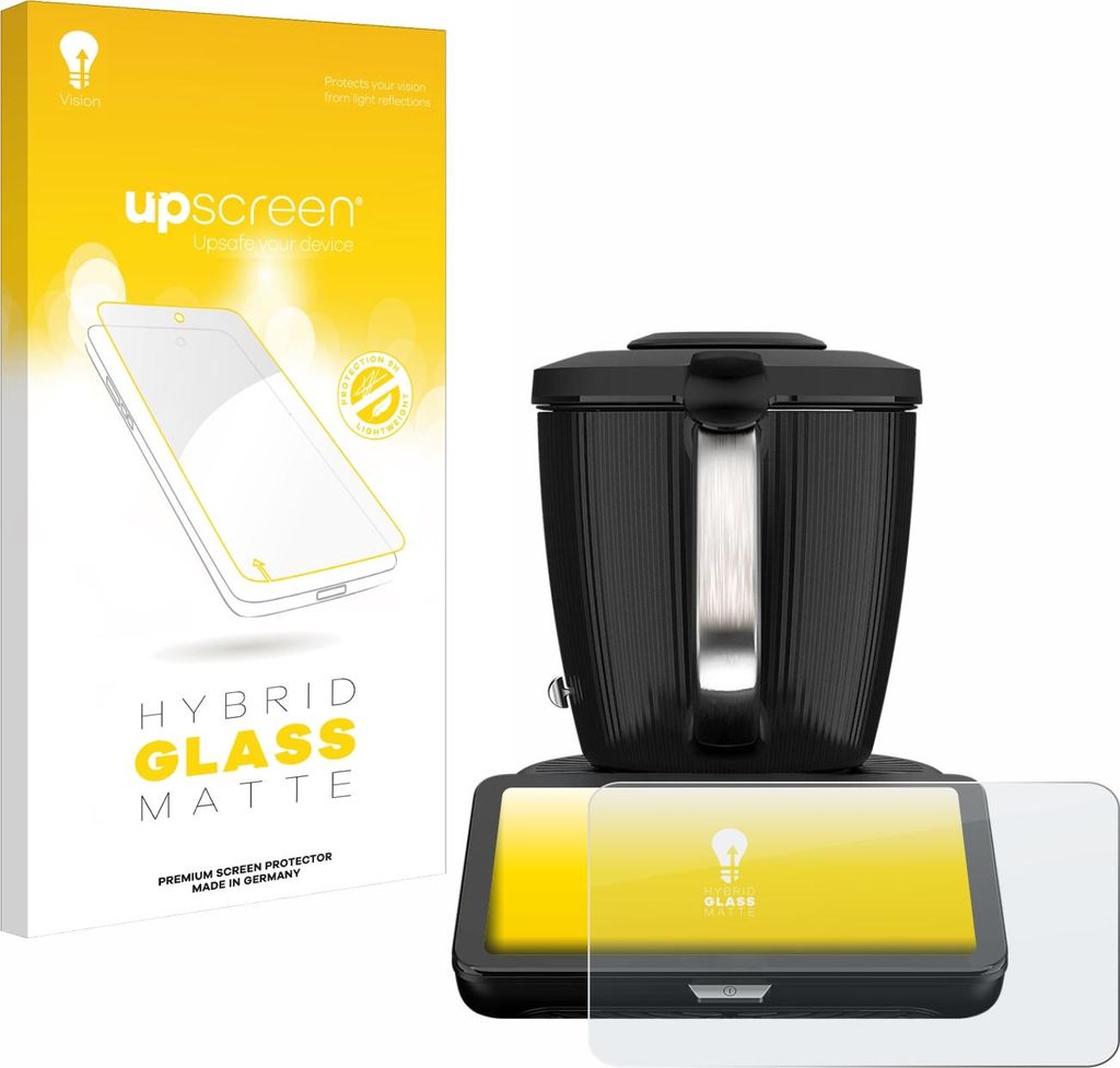 upscreen Entspiegelungs Schutzglas für Vorwerk Thermomix TM7 Schutzfolie Panzer Folie Glas Display Schutz matt