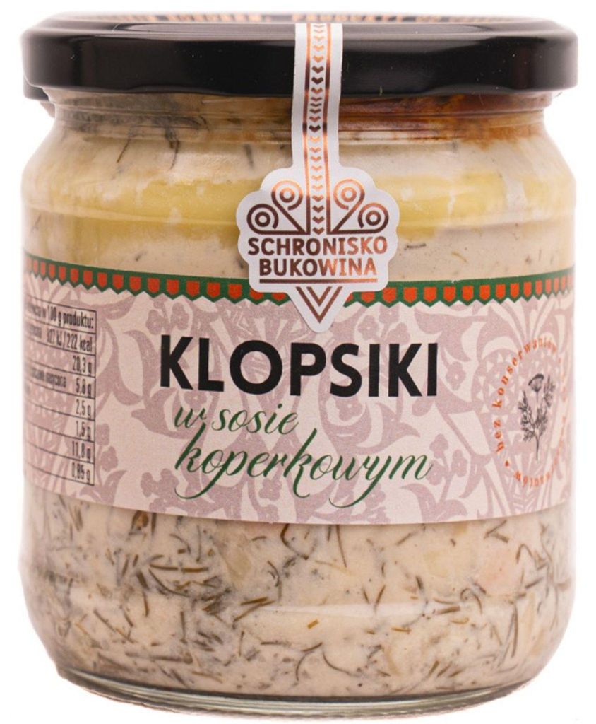 Frikadellen in Dillsauce 380g - Schronisko Bukowina Produktbild 