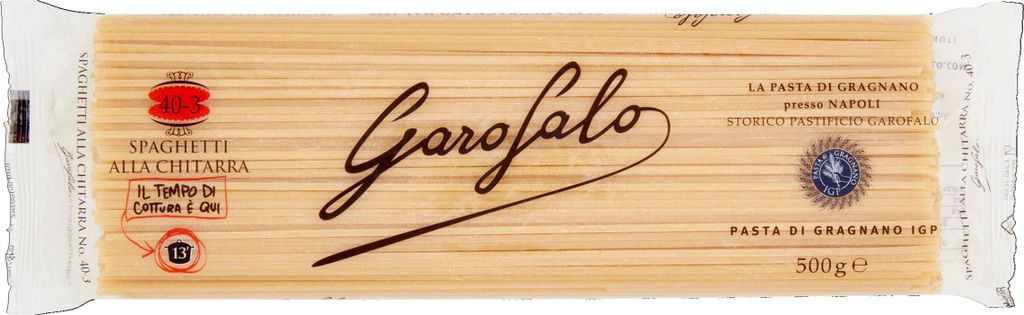 Spaghetti Chitarra N40-3 Pasta Di Gragnano 500Gr