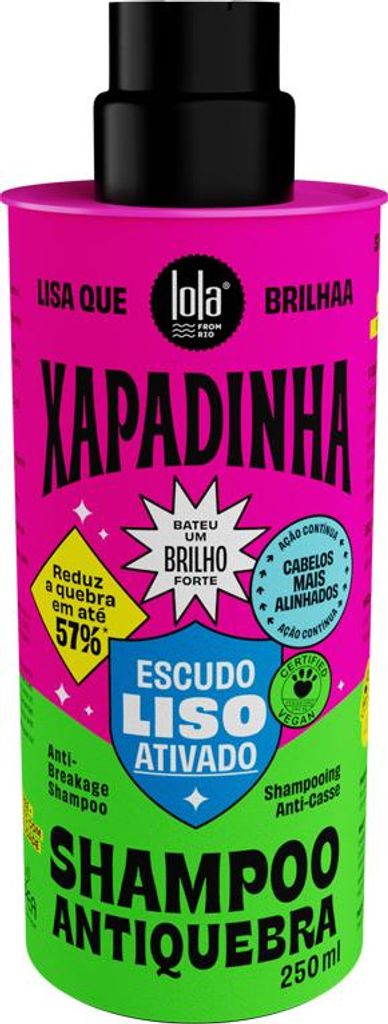 Lola From Rio Xapadinha Shampoo Antiquebra 250ml - Anti-Frizz Shampoo
