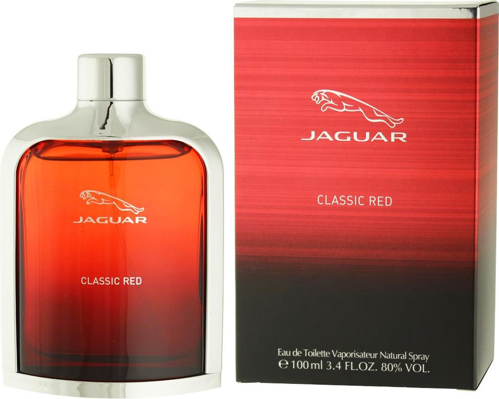 Jaguar Classic Red, Männer, 100 ml, Bergamotte, Schwarze Produktbild 