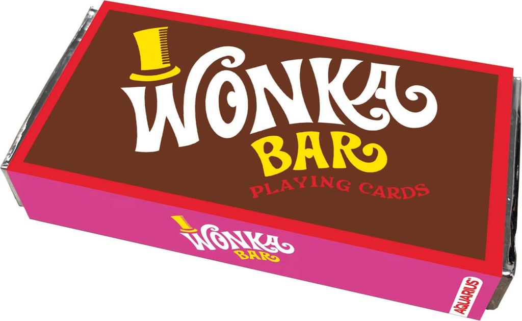 A box of Wonka Bar playing cards.