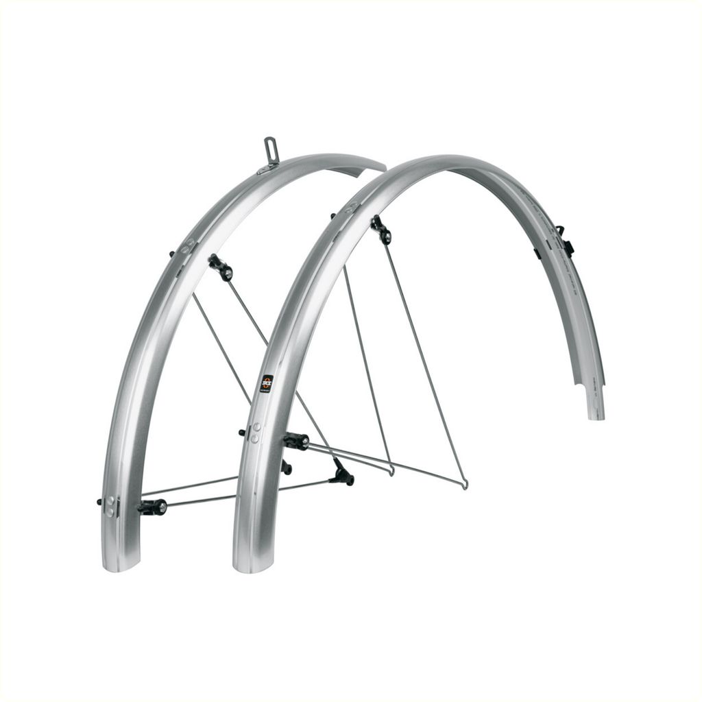 SKS Kit de garde-boue Bluemels Basic 28' 45mm, argent (1