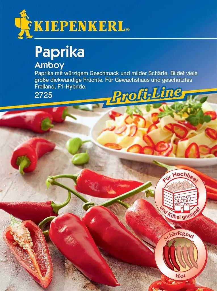 Paprika Amboy F1 | Paprikasamen von Kiepenkerl
