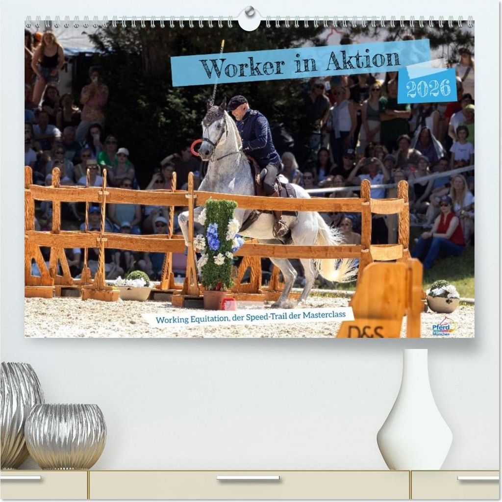 Worker in Aktion (hochwertiger Premium Wandkalender 2026 DIN A2 quer), Kunstdruck in Hochglanz