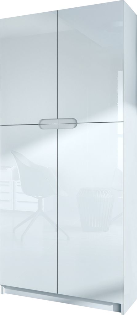 Vladon Büroschrank Logan V1,  Germany, Aktenschrank mit 5 Produktbild 