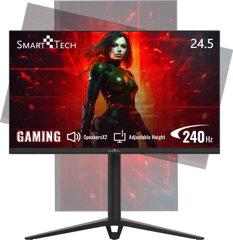 Écran Gaming 240 Hz et 1ms Smart Tech 245G01FVF Full HD 24,5 Pouces