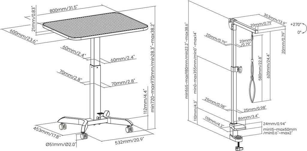 Fudajo Veľký strihací stôl pre psy a mačky, 800x600 mm, Obrázok produktu 5