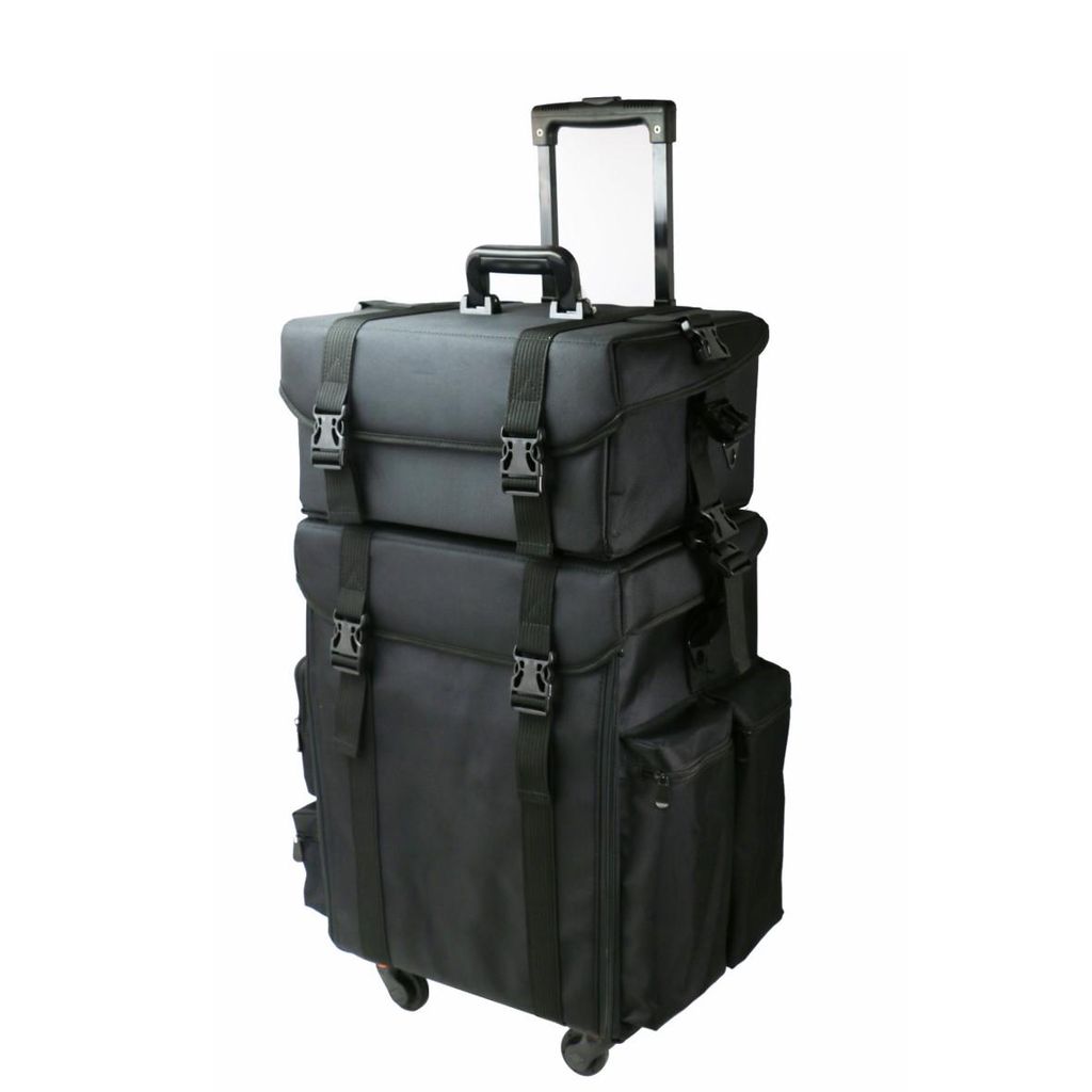 PETRA Kosmetik Koffer Beautycase Schmink Trolley für Tattoo Friseur Nagel Makeup