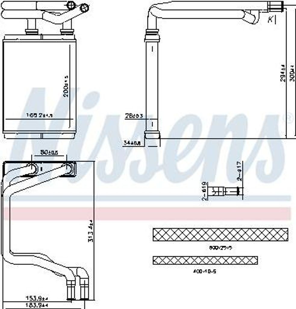 NISSENS 707291 Heizsystem OE 79110S6DG01 kompatibel mit Civic