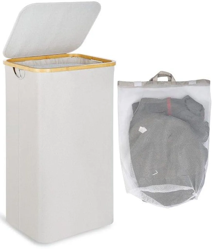 Poubelle 100 litres anti-odeur gris clair pour éliminer les nuisances